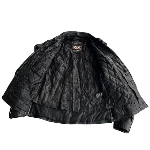 Montana Removable Thinsulate Lining‎ Riding Leather Black Jacket women M - Picture 3 of 15